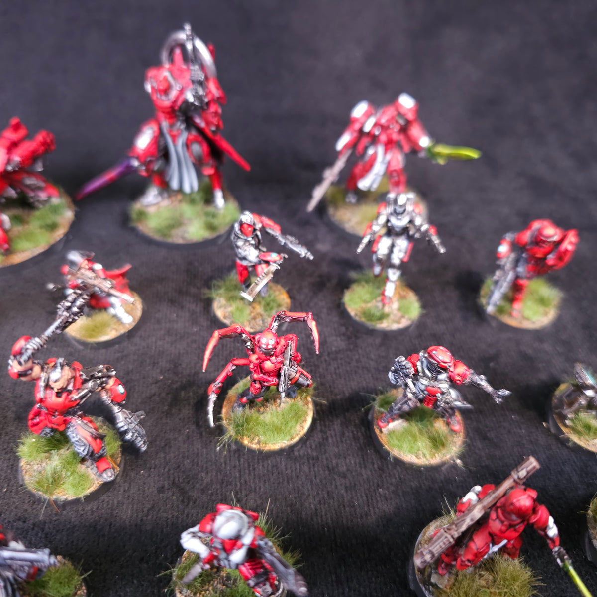 Large Nomads army - painted miniatures detail 6