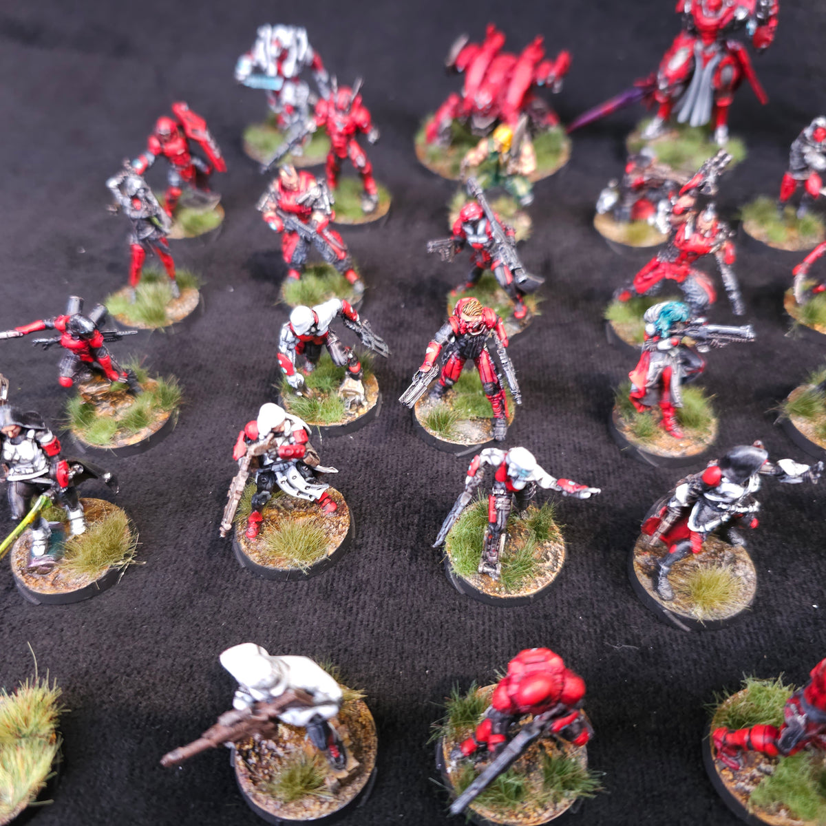 Large Nomads army - painted miniatures detail 9