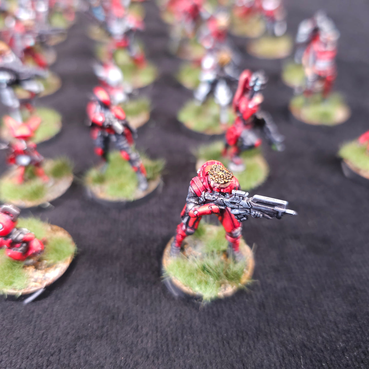 Large Nomads army - painted miniatures detail 15