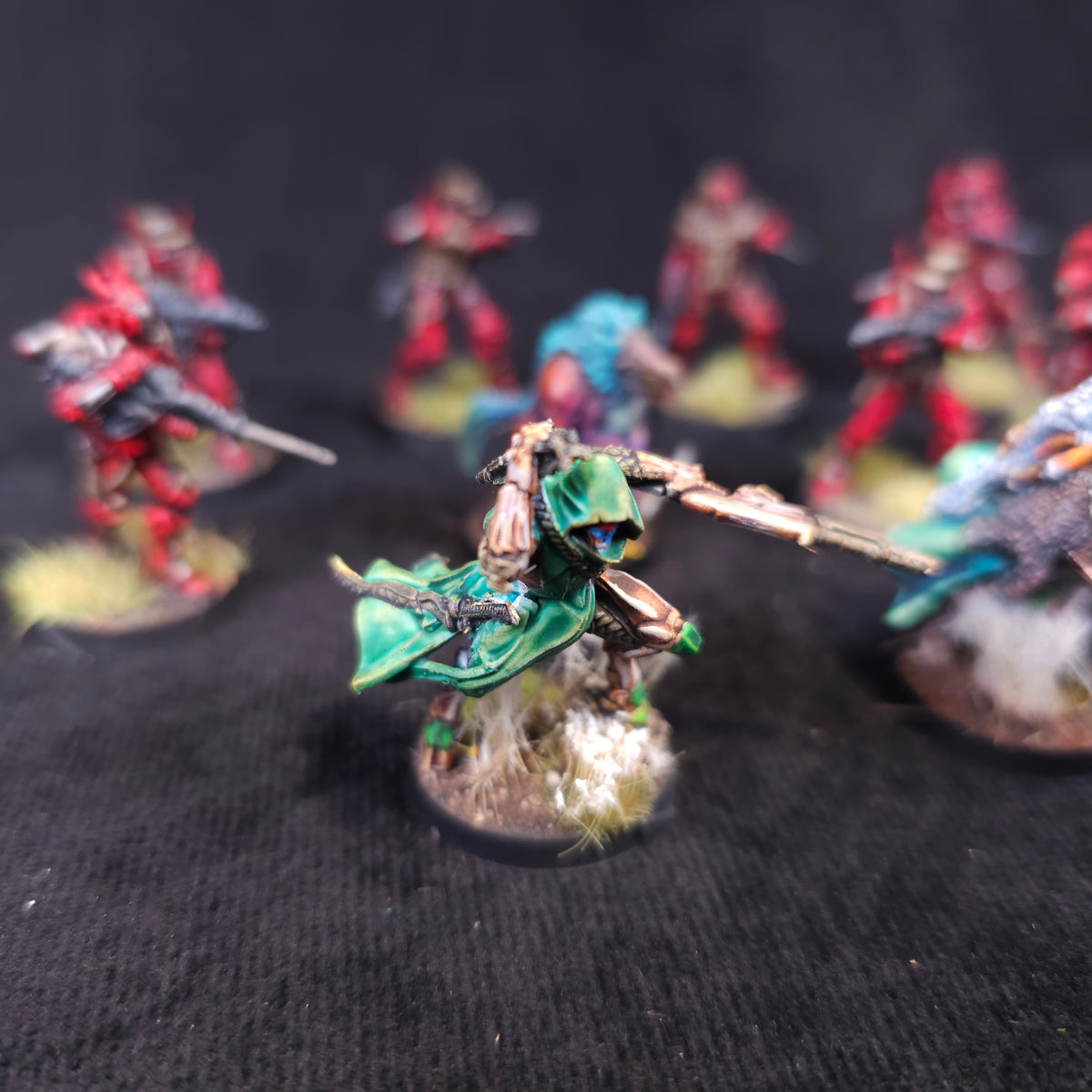 Mixed Nomads / Combined Army - painted miniatures detail 1