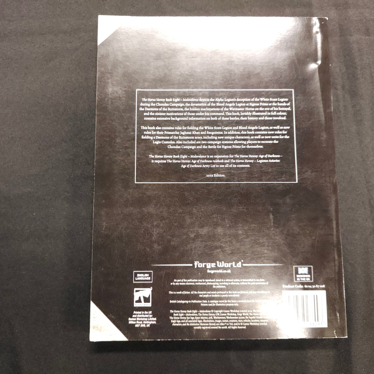 Book Eight: Malevolence - Softback — additional product photograph 2