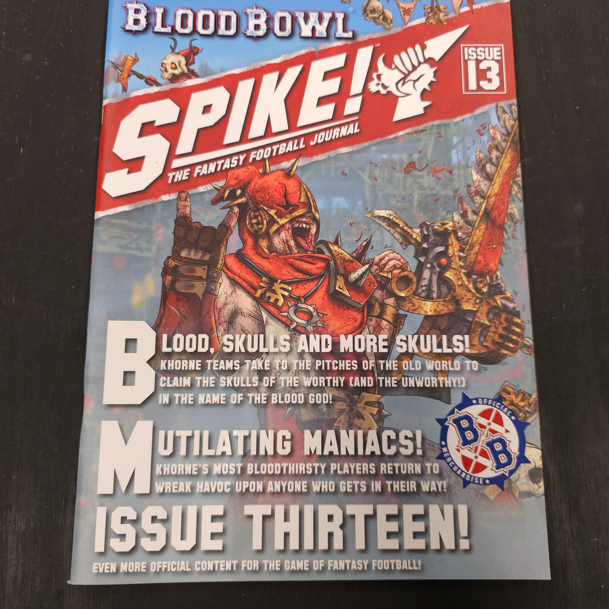Spike! Journal Issue 13 - Khorne - front cover or packaging