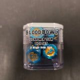 Lizardmen Team Dice Set - Turquoise and Gold (2019) - second stock copy, front cover or packaging