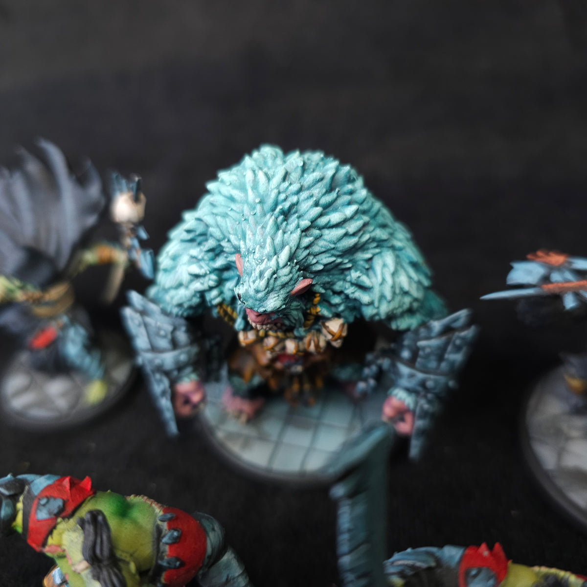 Bloodfields - Blackland Orcs Warband - Painted D&D Encounters - detail and alternate view 2