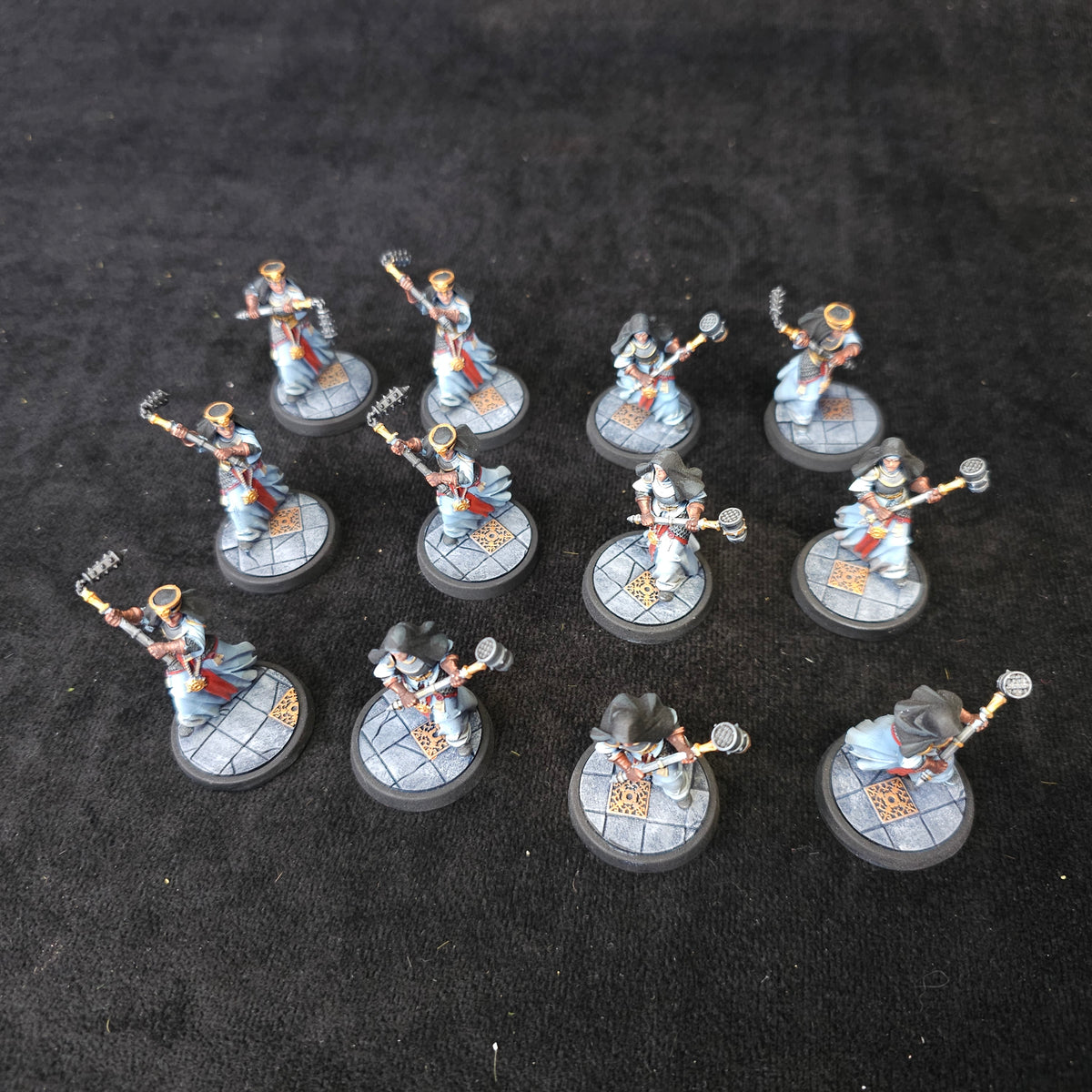 Bloodfields - Sisters of Penance - Painted D&D Cleric Order - full lot overview