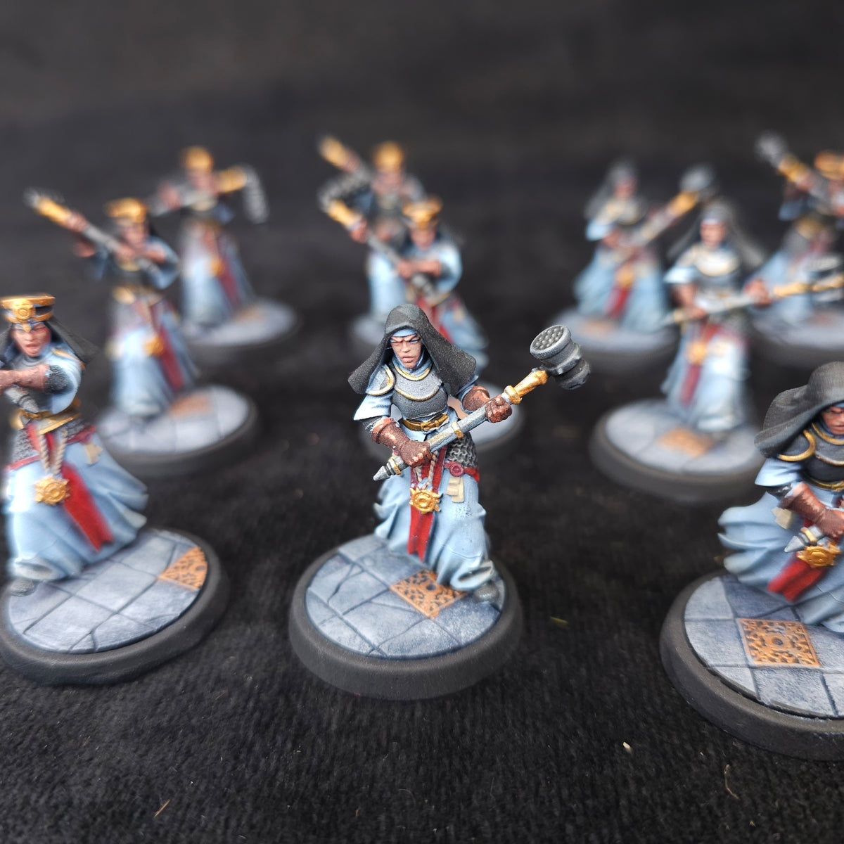 Bloodfields - Sisters of Penance - Painted D&D Cleric Order - detail and alternate view 1