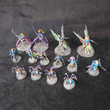 Bloodfields - Everdark Elves and Spider Riders - Painted D&D Lot - full lot overview