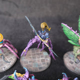 Bloodfields - Everdark Elves and Spider Riders - Painted D&D Lot - detail and alternate view 2