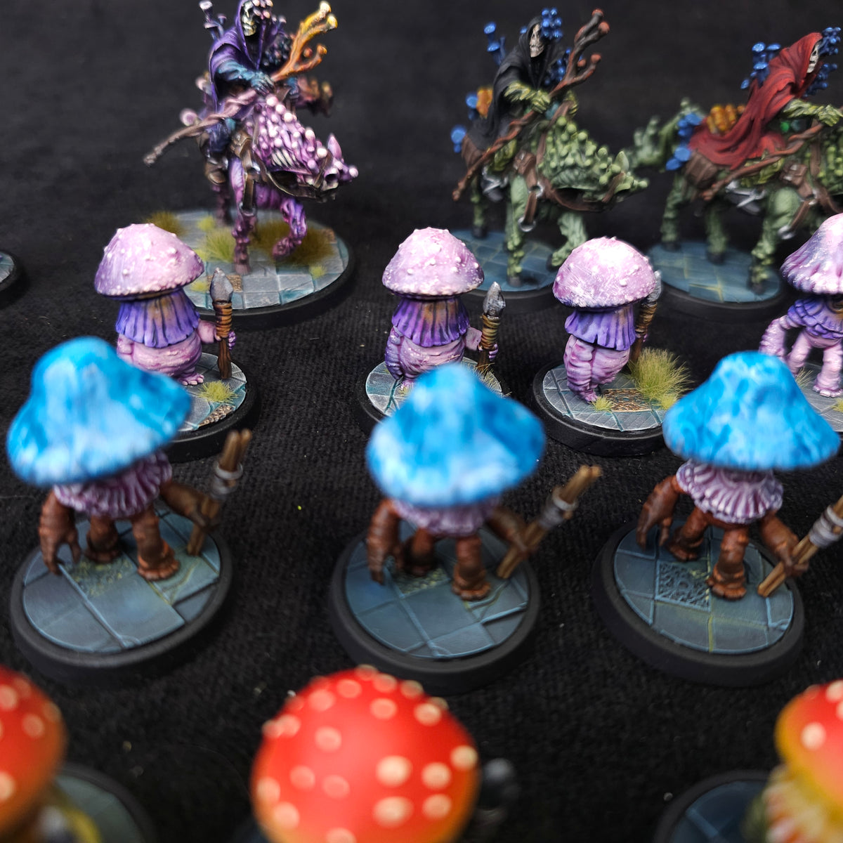 Bloodfields - Mushroom Folk and Swamp Creatures - Painted D&D Lot - detail and alternate view 7