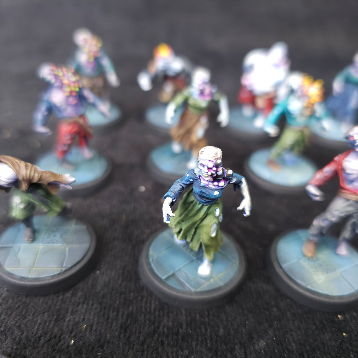 Bloodfields - Shroom Zombies - Painted D&D Undead Horde - detail and alternate view 3