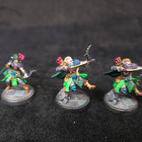 Bloodfields - Redleaf Elf Archers - Painted D&D Rangers - detail and alternate view 2
