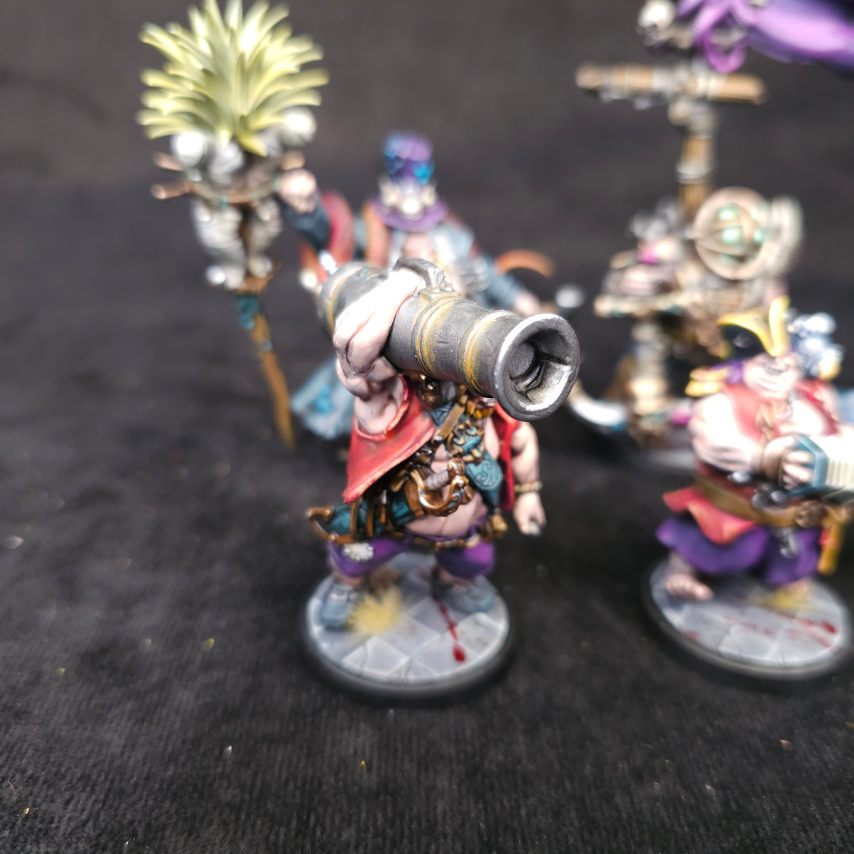 Bloodfields - Bloodsail Ogre Pirates - Painted D&D Crew - detail and alternate view 1