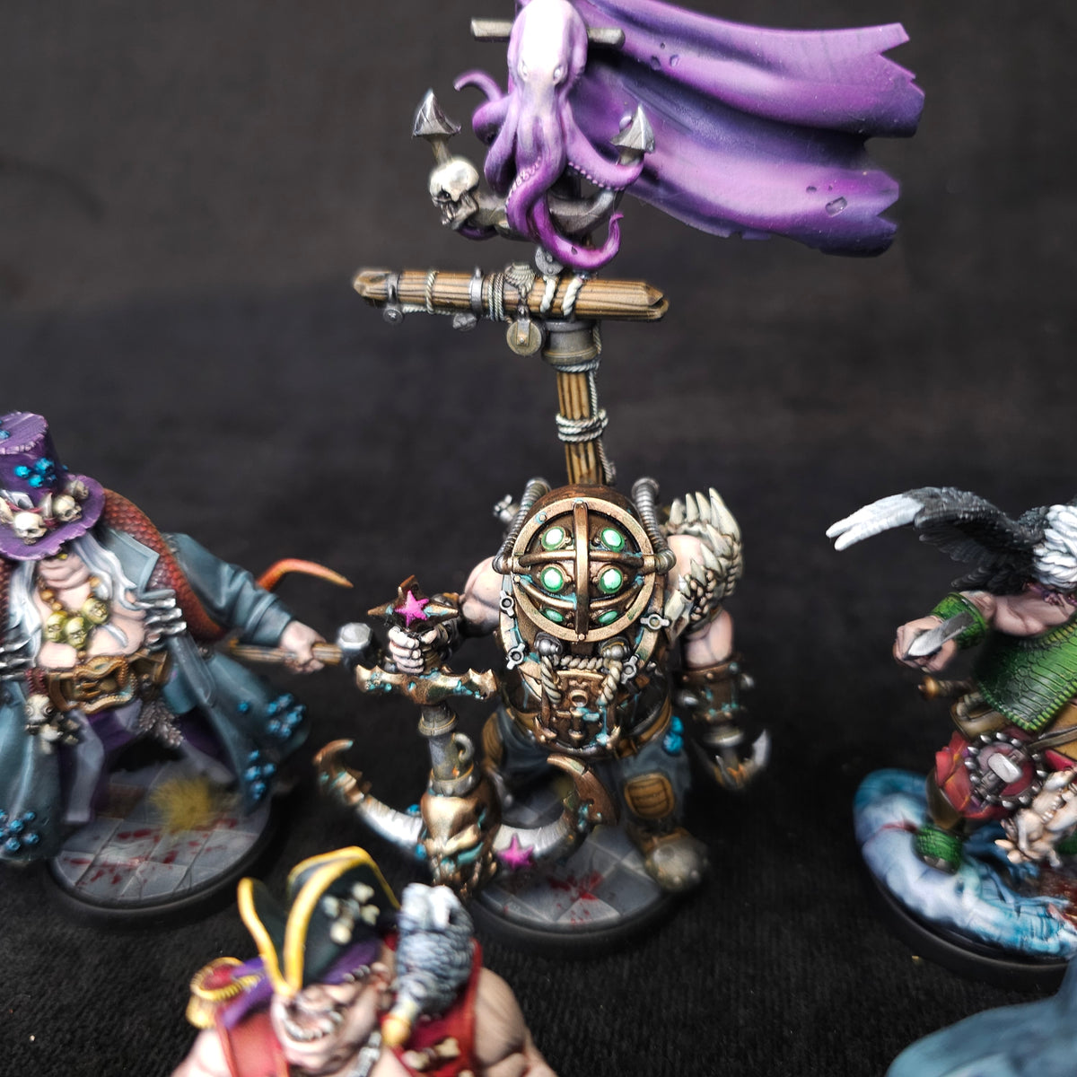 Bloodfields - Bloodsail Ogre Pirates - Painted D&D Crew - detail and alternate view 6
