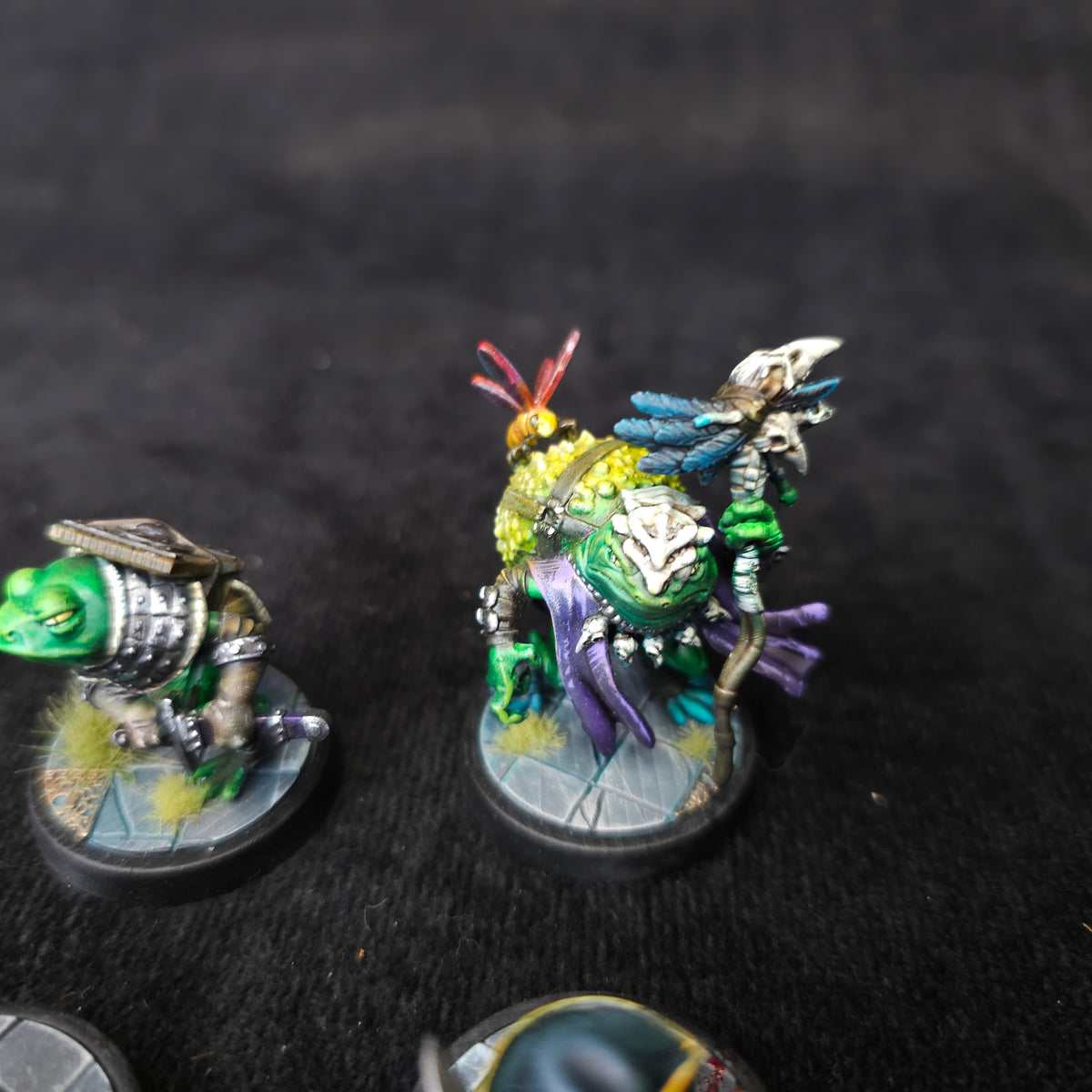 Bloodfields - Painted Pirate Crew - D&D Swamp Raiders - detail and alternate view 1