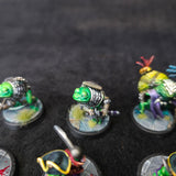 Bloodfields - Painted Pirate Crew - D&D Swamp Raiders - detail and alternate view 2