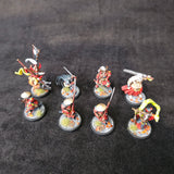 Bloodfields - Dragon Empire Warriors - Painted D&D Samurai - full lot overview