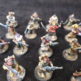 Victoria Miniatures - Painted Sci-Fi Soldiers - Mixed Regiment Infantry - detail and alternate view 4