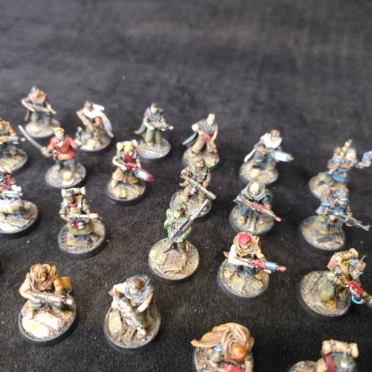 Victoria Miniatures - Painted Sci-Fi Soldiers - Mixed Regiment Infantry - detail and alternate view 5