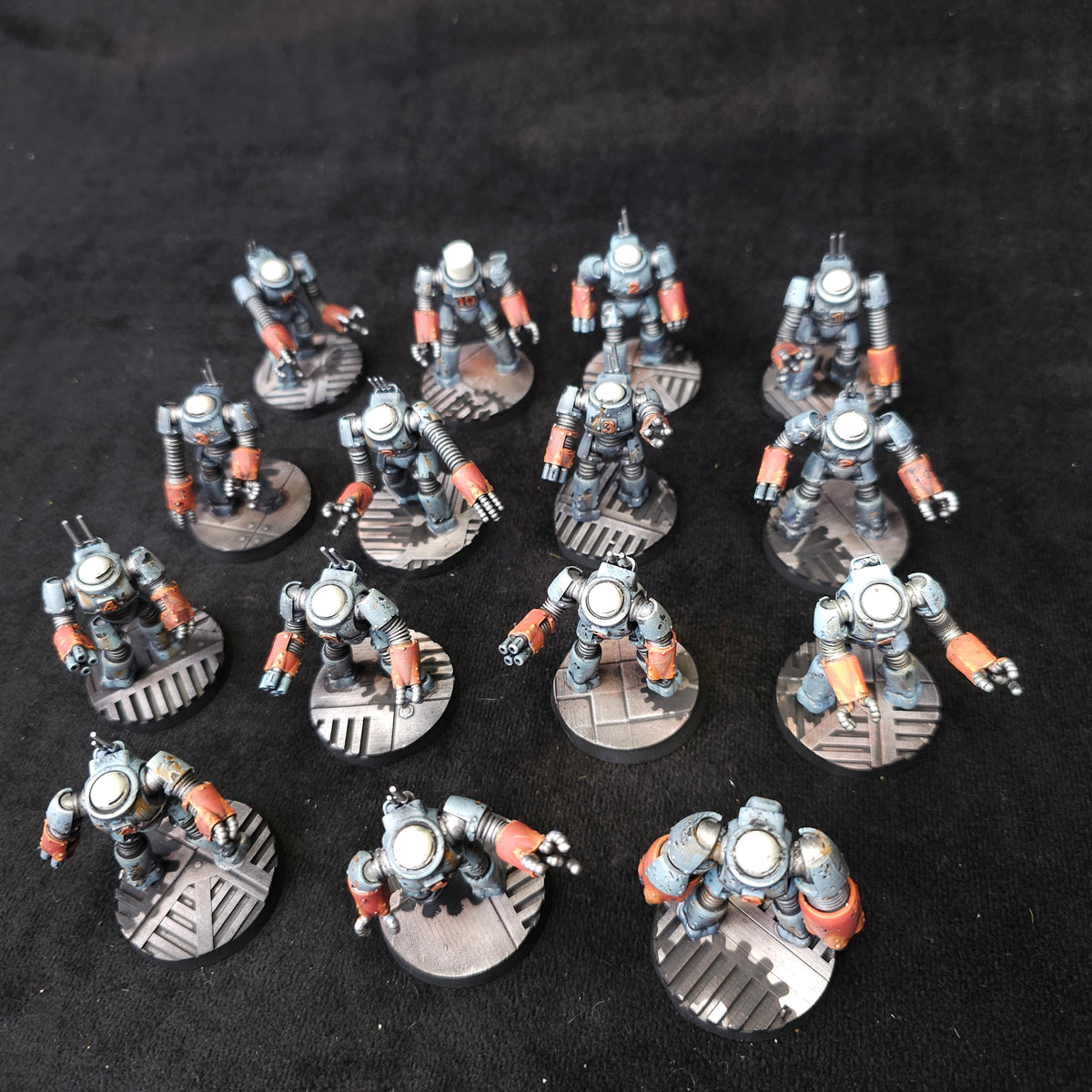 Iron Men - Robot Infantry Patrol - MWG Campaign - full lot overview