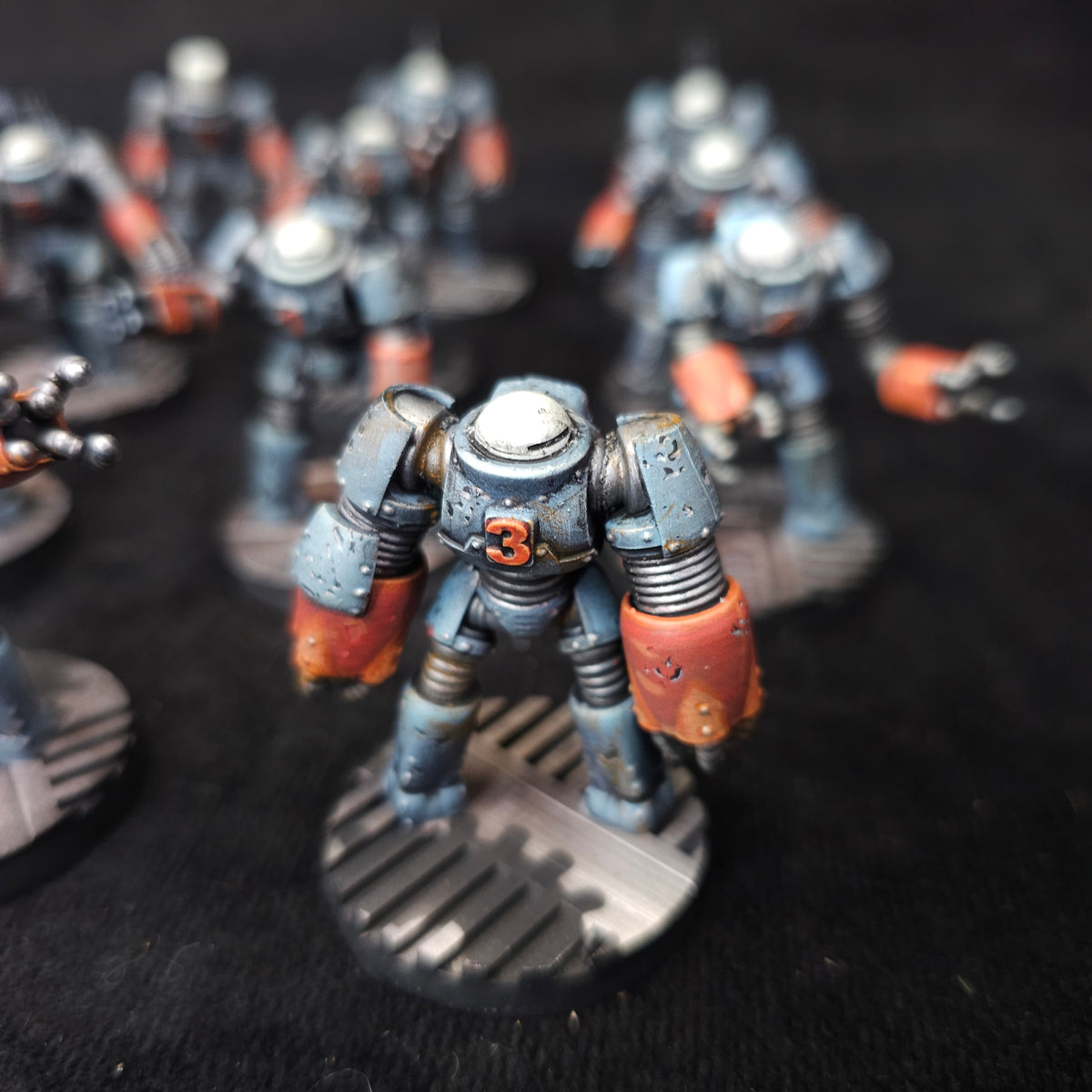 Iron Men - Robot Infantry Patrol - MWG Campaign - detail and alternate view 1