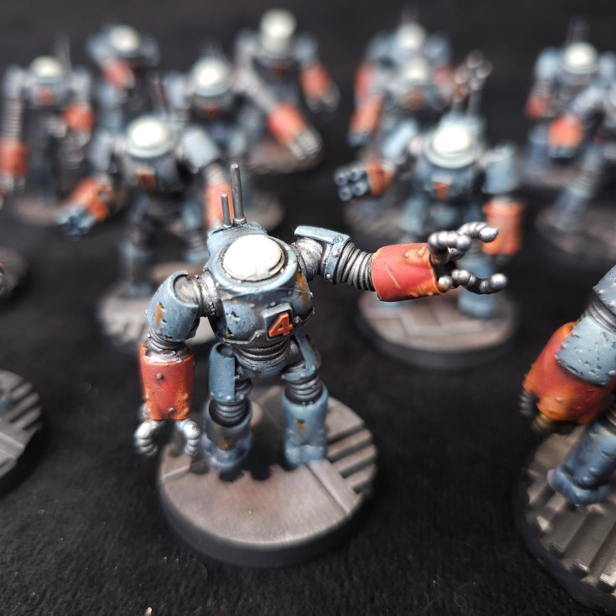 Iron Men - Robot Infantry Patrol - MWG Campaign - detail and alternate view 2