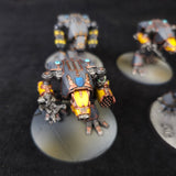 Yellow and Grey Warhound Titans - detail view 2
