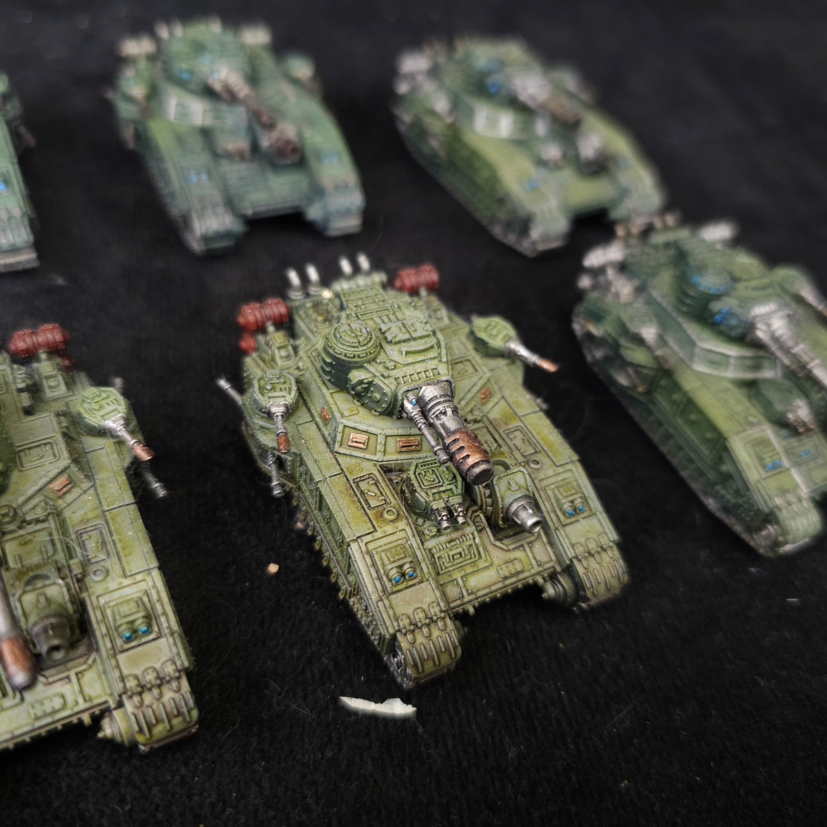 Painted Super-heavy Tank Squadron - detail view 2