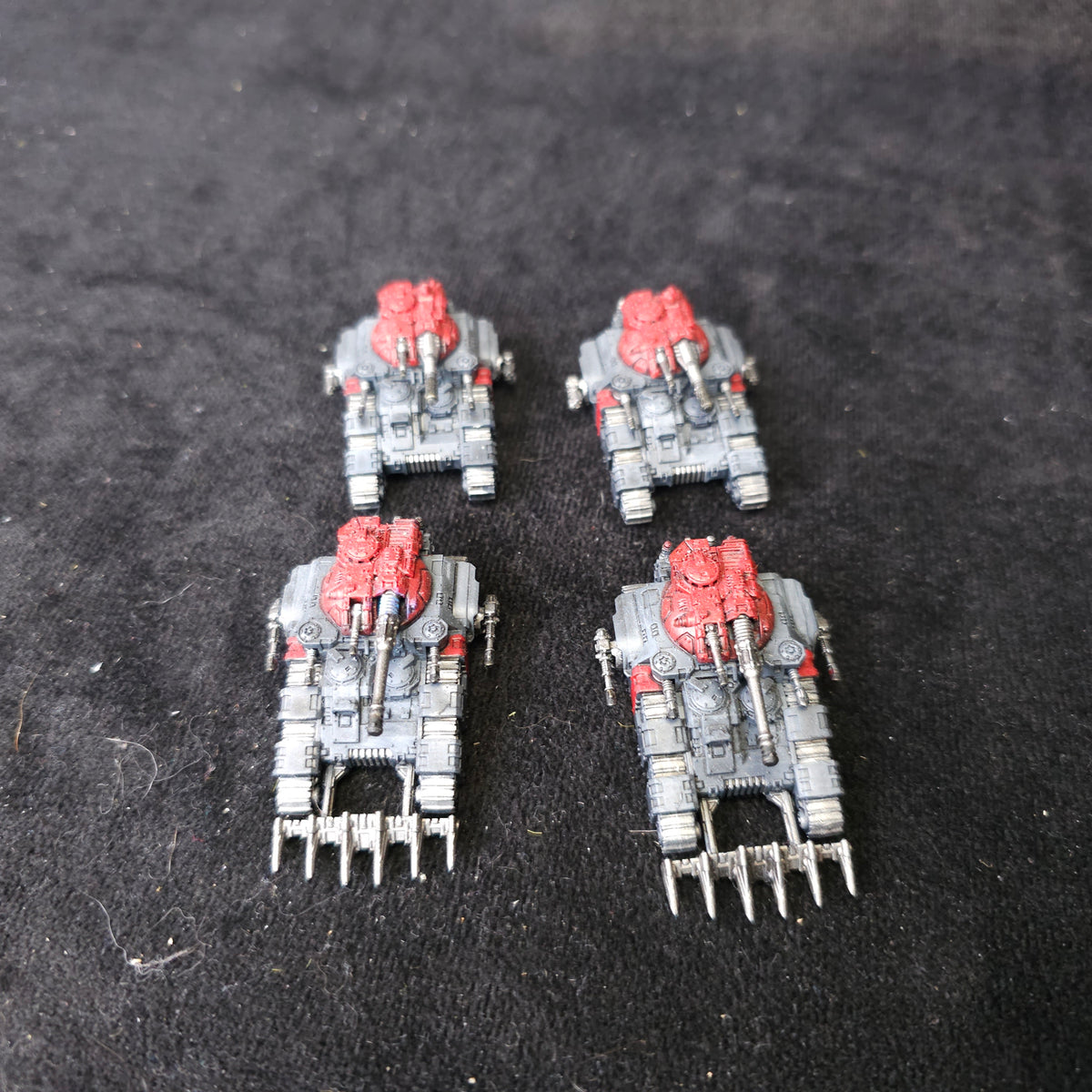 Painted Kratos Heavy Tanks - full lot overview