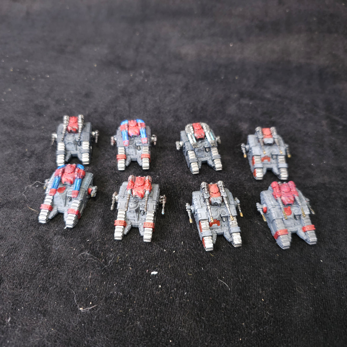 Painted Sicaran Tank Squadron - full lot overview