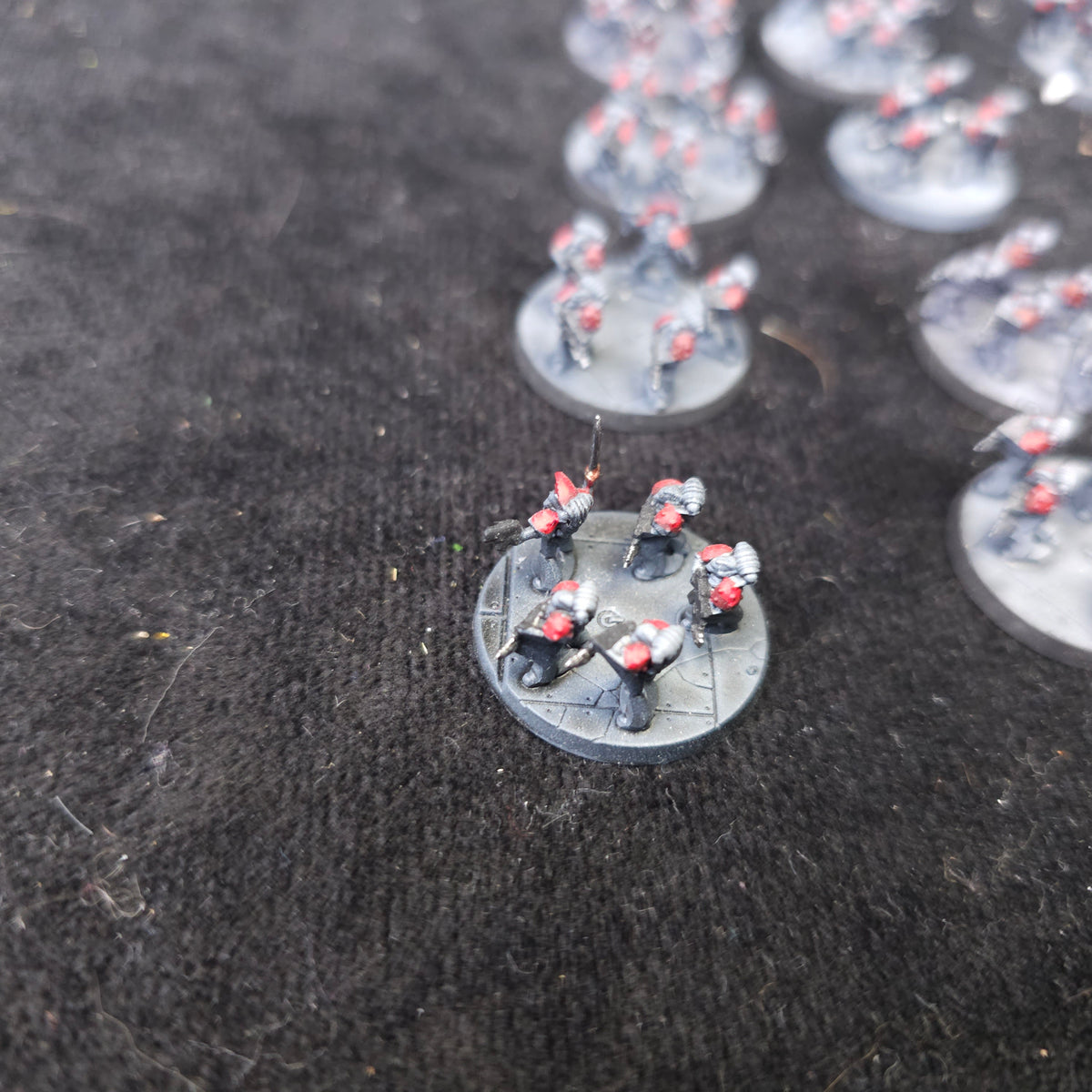Painted Infantry and Command Force - detail view 1