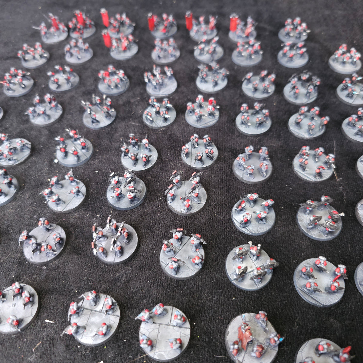 Painted Infantry and Command Force - detail view 12