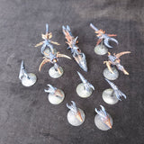 Blue and Brown Converted Tyranid Fleet - full lot overview