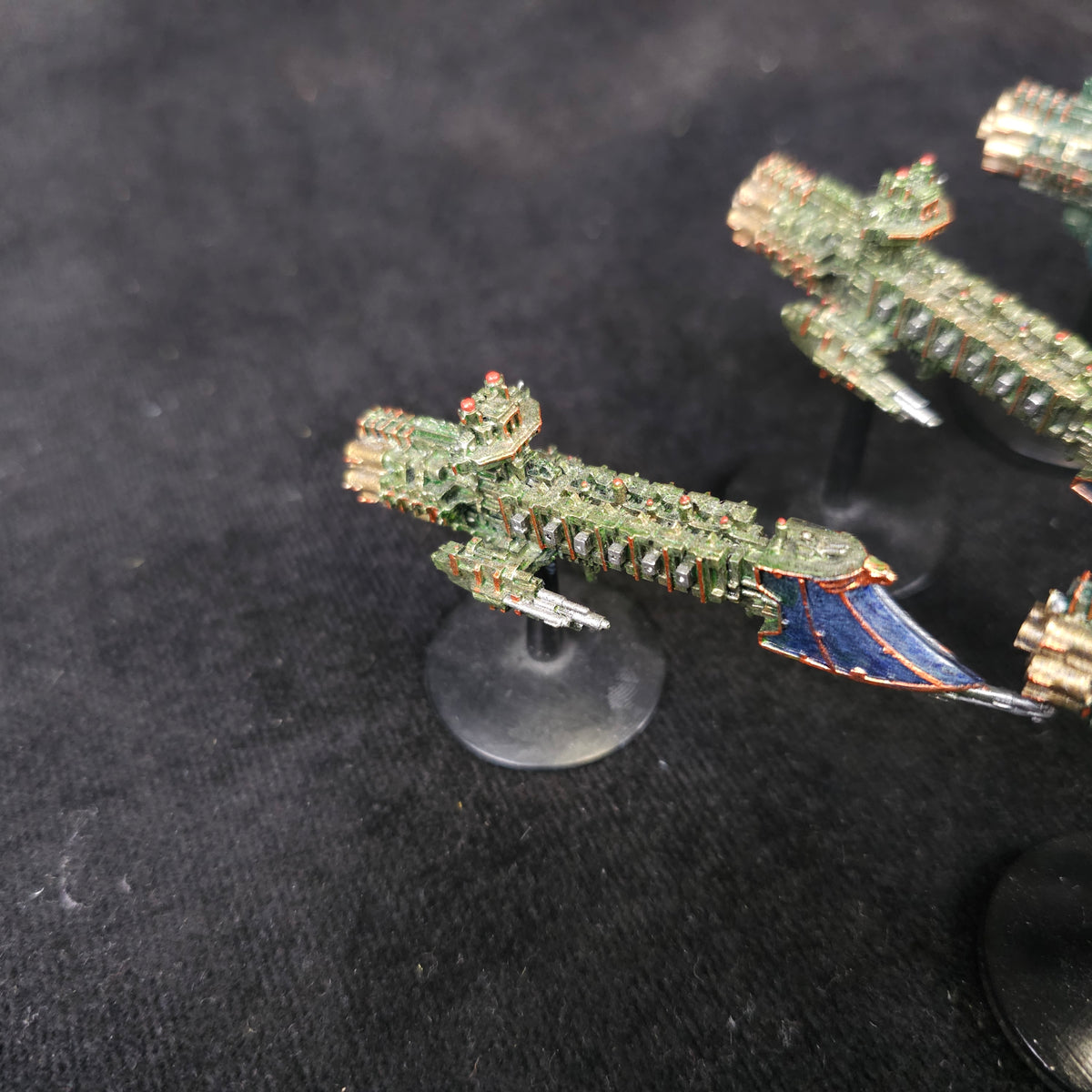 Green Imperial Cruiser Group - detail view 2