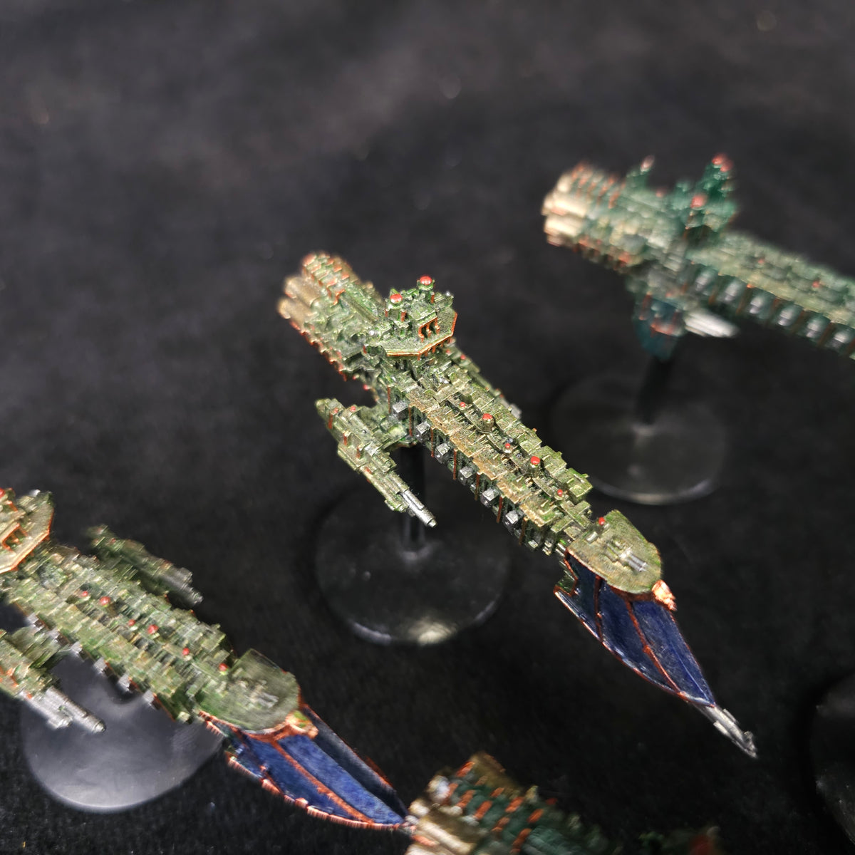 Green Imperial Cruiser Group - detail view 3