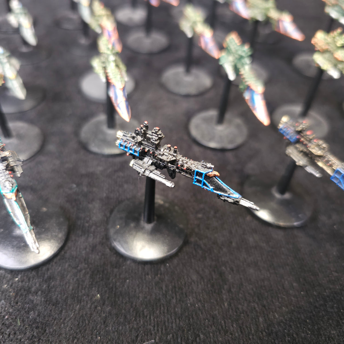 Painted Imperial Frigate Flotilla - detail view 1