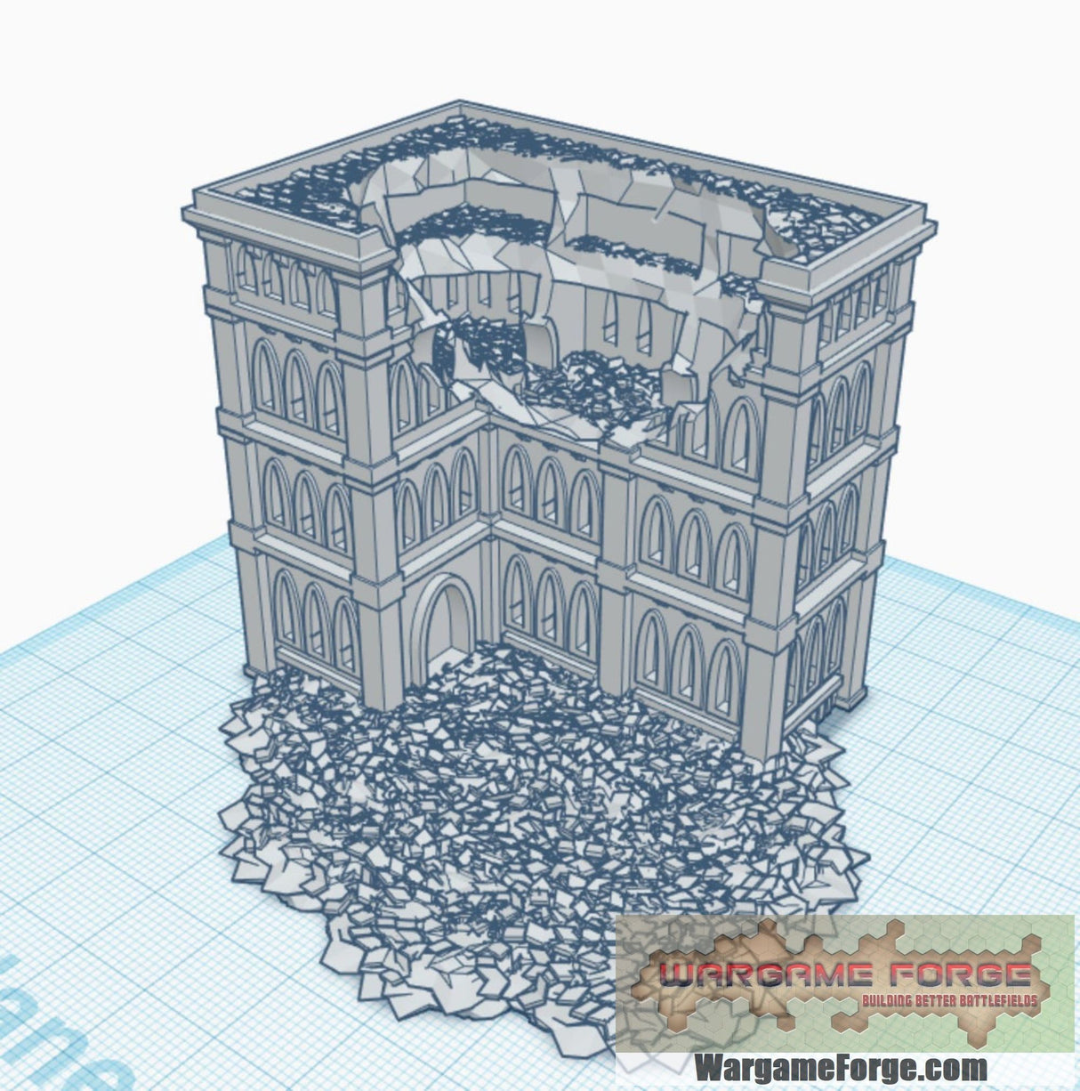 6mm / 8mm Gothic Ruins Mega Bundle (100 STLs)