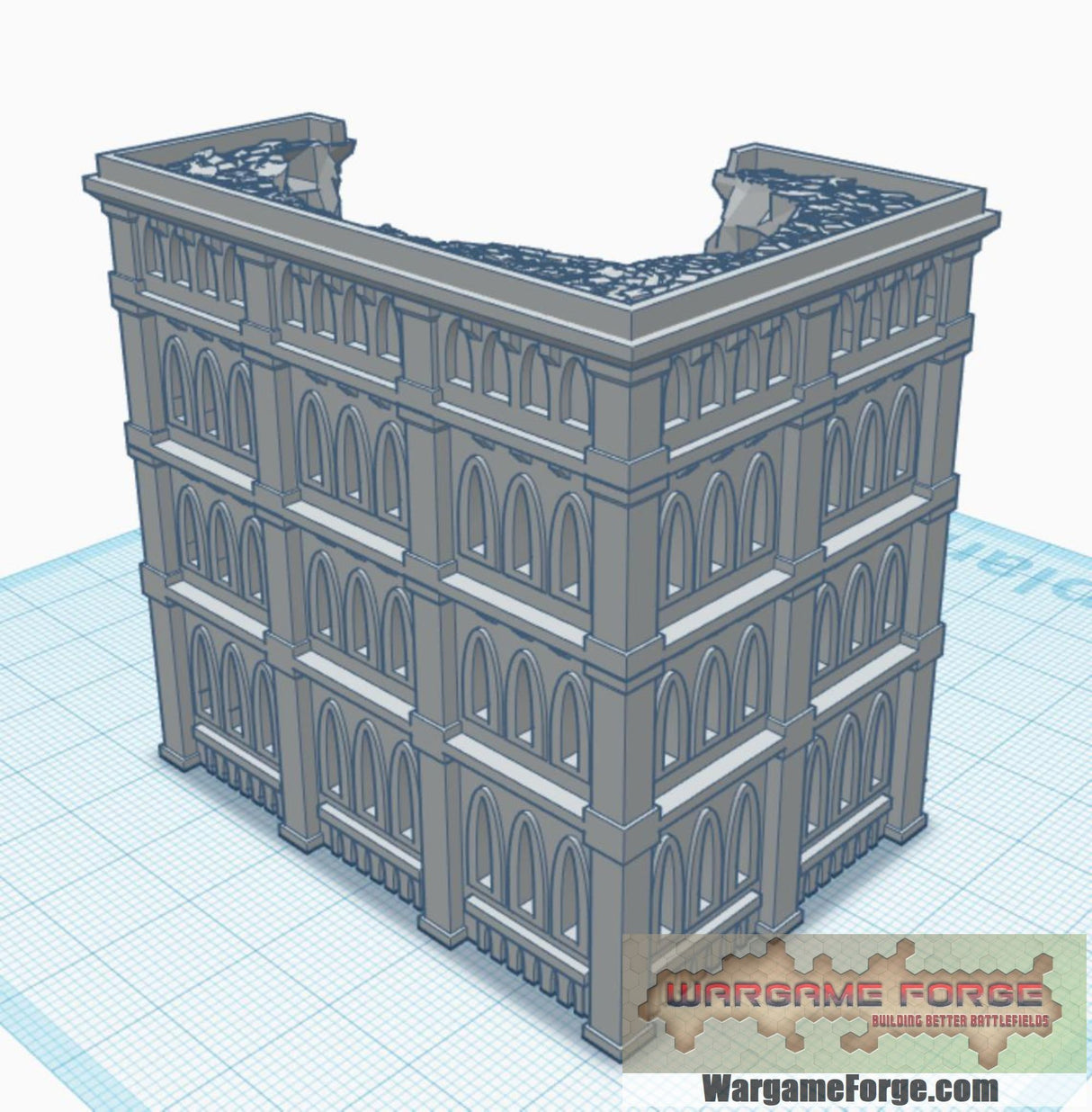 6mm / 8mm Gothic Ruins Mega Bundle (100 STLs)