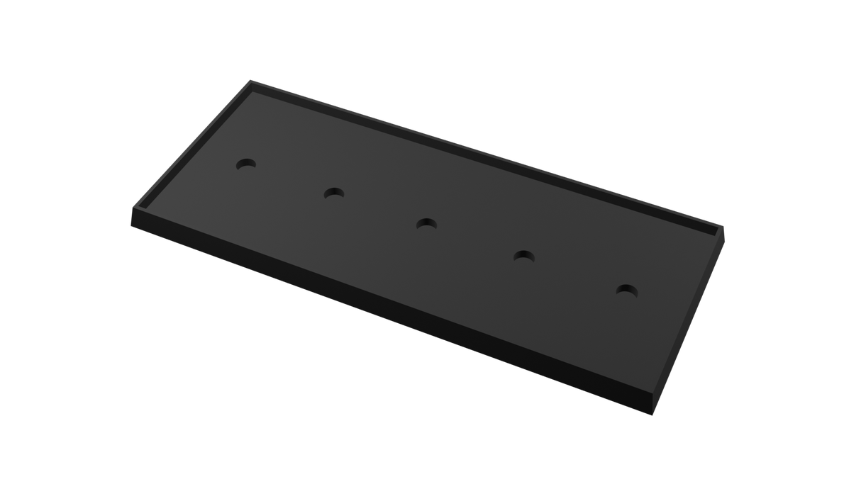 25mm base 5x2 (125x50mm) Movement Tray