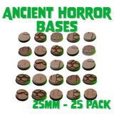 25mm Ancient Horror Round Bases (Set of 25)