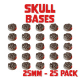 25mm Skull Round Bases (Set of 25)