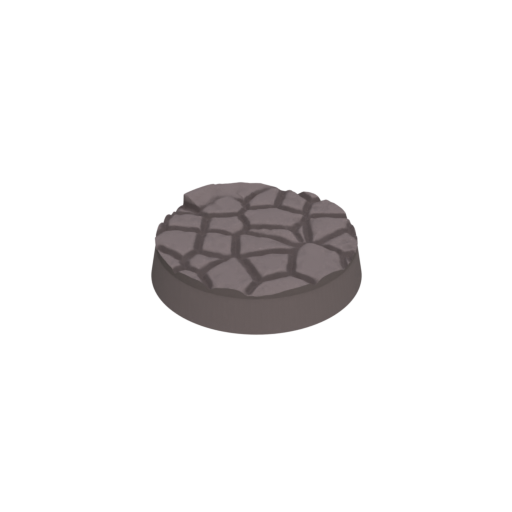 25mm Cobblestone Ruins Round Bases (Set of 25)