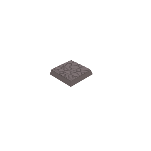 Cobblestone Ruins Square Bases