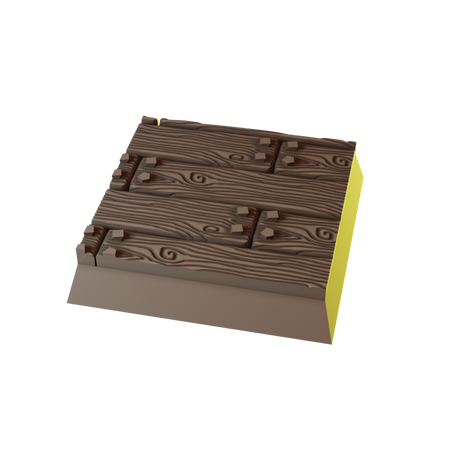 25mm Wood Square Bases (Set of 20)