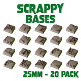 25mm Scrappy Square Bases (Set of 20)