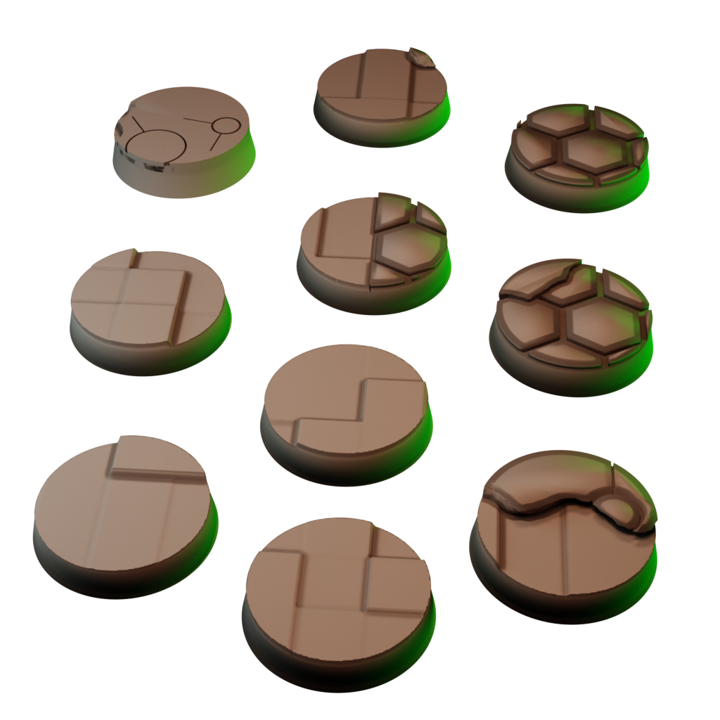 25mm Ancient Horror Round Bases (Set of 25)