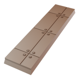 25x100mm Industrial Square Bases (Set of 5)