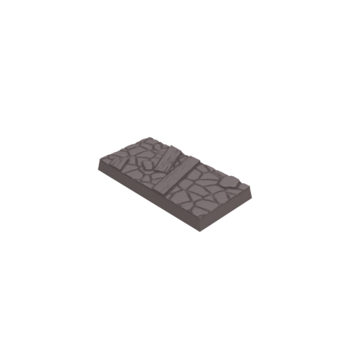 25x50mm Cobblestone Ruins Square Bases (Set of 10)