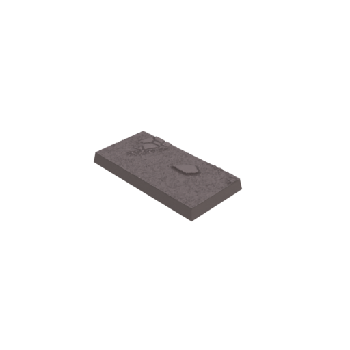 25x50mm Cobblestone Ruins Square Bases (Set of 10)