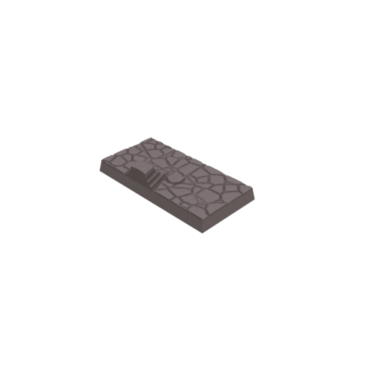 25x50mm Cobblestone Ruins Square Bases (Set of 10)