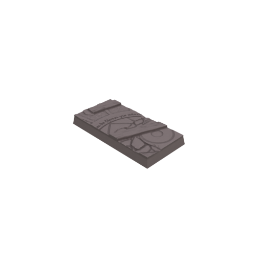 25x50mm Cobblestone Ruins Square Bases (Set of 10)